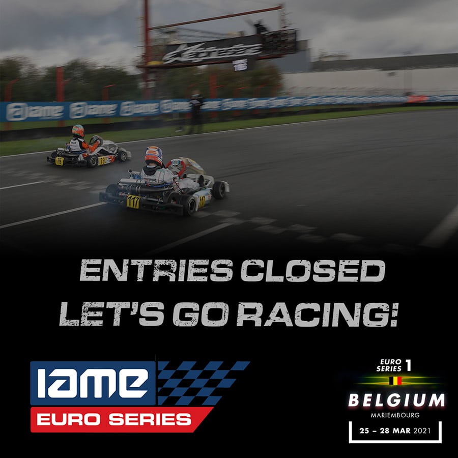 La 1re des IAME Euro Series 2021 fait le plein à Mariemboourg