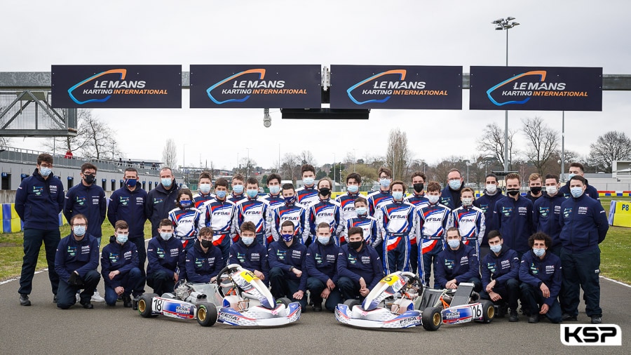 Premier rendez-vous pour préparer la saison Junior Karting au Mans