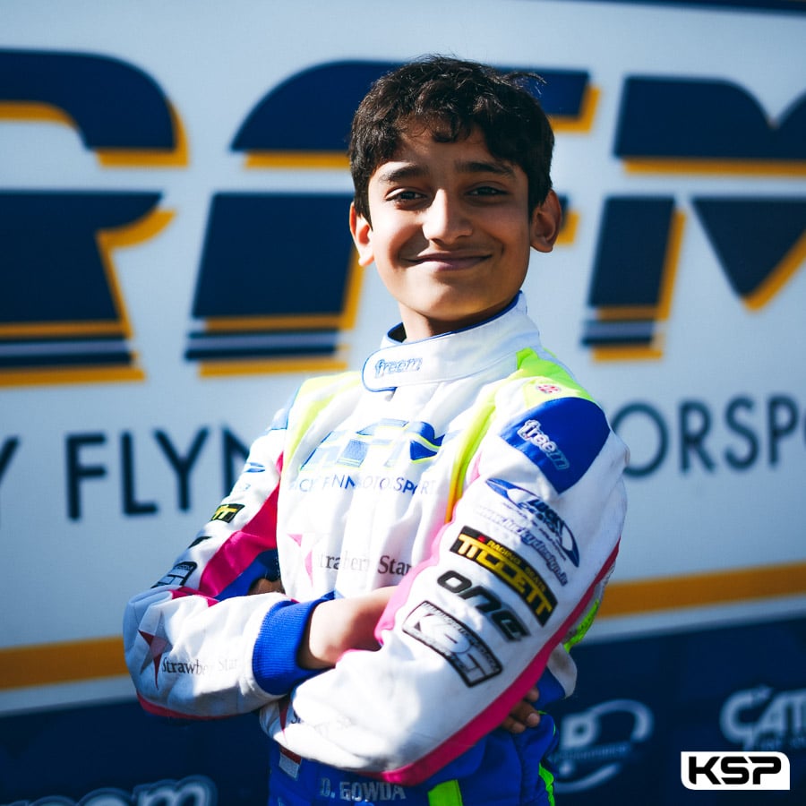 Sarno : Gowda, meilleur chrono Junior de la WSK