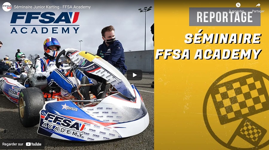 Vidéo: séminaire de formation du Championnat de France Junior Karting à la FFSA Academy