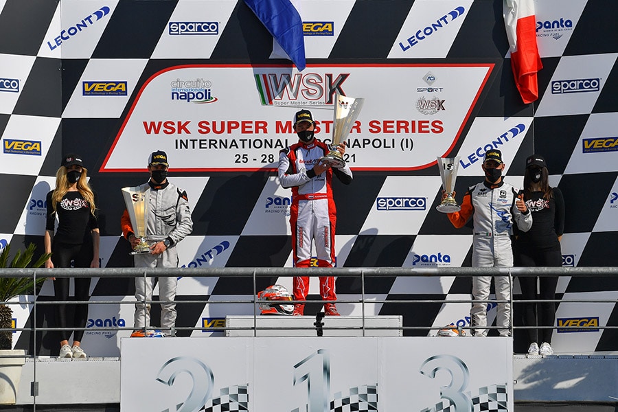 Kremers, Antonelli, Kutskov et Olivieri vainqueurs de la WSK Super Master à Sarno