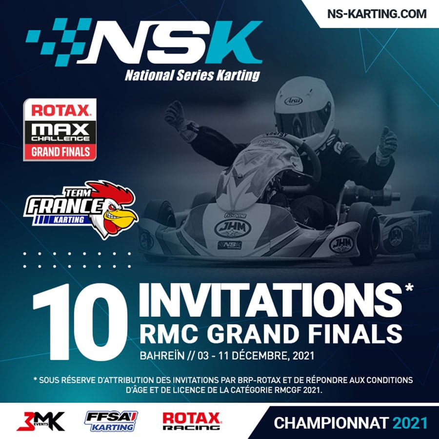 10 Invitations à la Grande Finale Mondiale Rotax à remporter en NSK