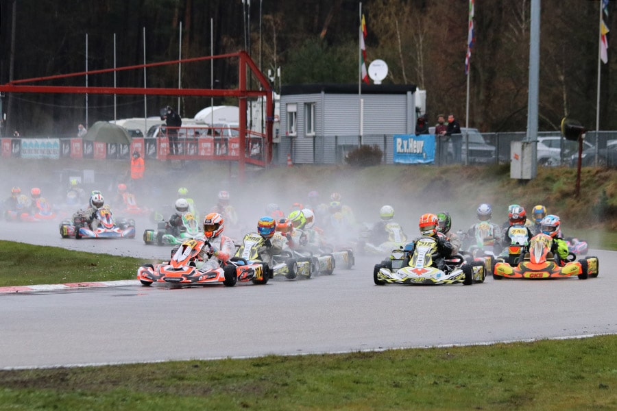 Weather mix and thrilling races at Genk for the Rotax Euro Trophy kick-off