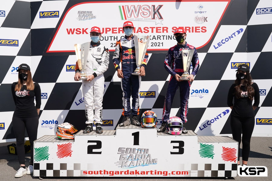 OK : Victoire de Lindblad et titre pour Camara en WSK Super Master