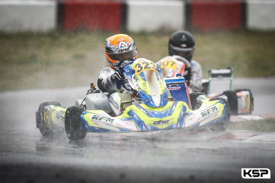 Maxens Verbrugge dans le feu de l’action en WSK