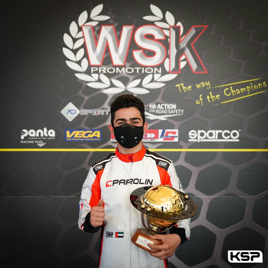 WSK Super Master : Al Dhaheri champion en OK-Junior, Costoya 3e en Mini