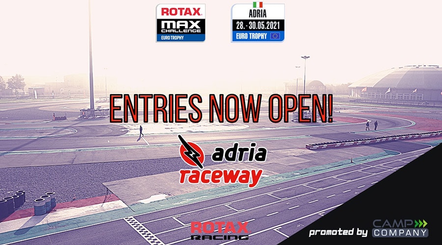 Rotax Euro Trophy: inscriptions ouvertes pour le 2e round à Adria