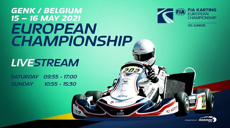 European FIA Karting Championship #1 Genk Sunday Live Streaming