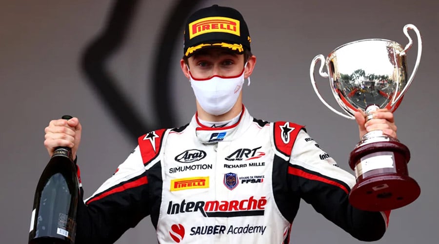 F2: historic victory for Théo Pourchaire in Monaco