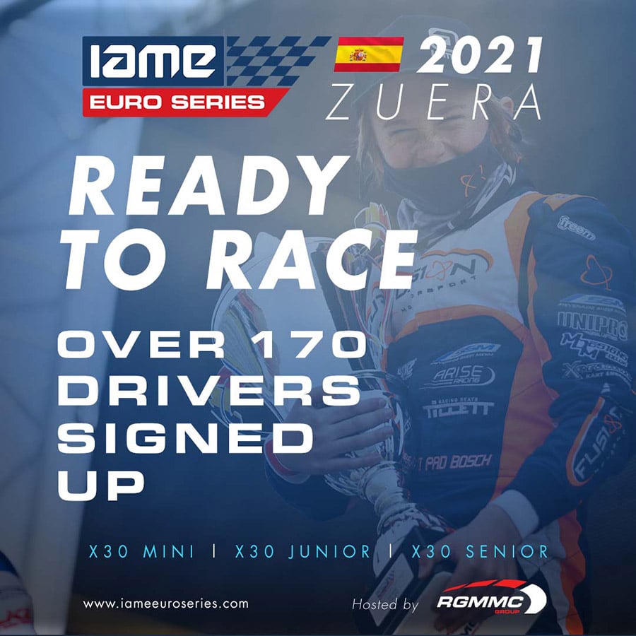 IAME Euro Series: more than 170 pilots expected in Zuera