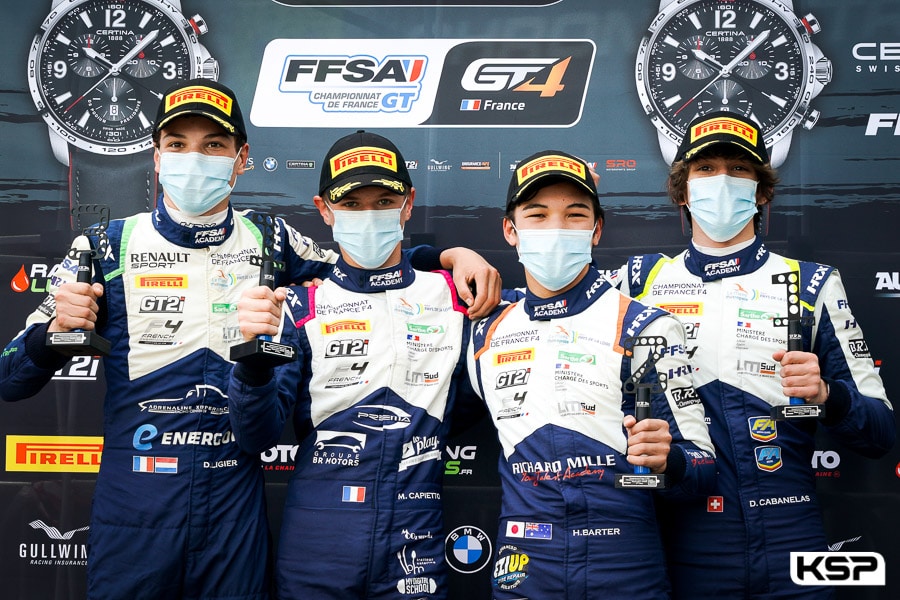 F4 Academy Magny-Cours: Capietto vainqueur d’une course 1 à rebondissements