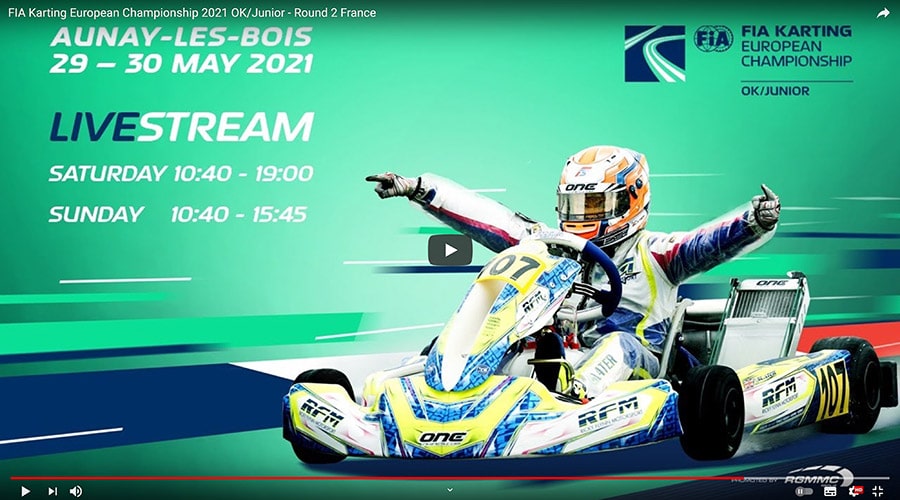 Live Stream FIA Karting Europe – Aunay – dimanche