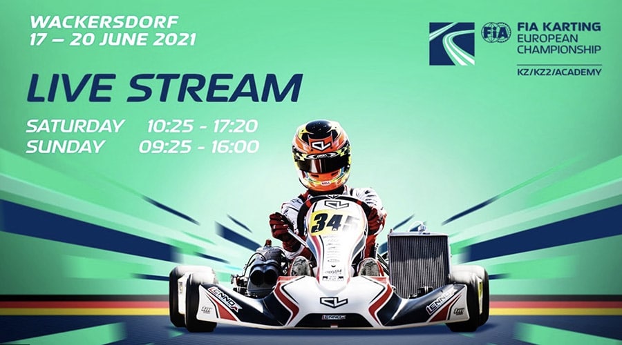 Wackersdorf FIA Karting Live Stream – dimanche