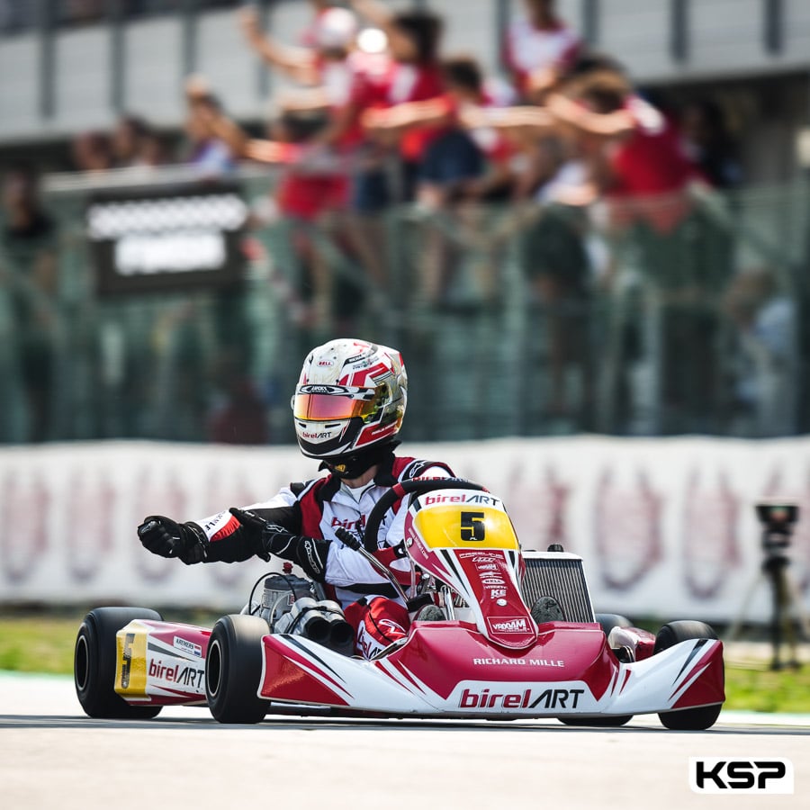 Quarté gagnant Birel ART en finale KZ2 à Adria