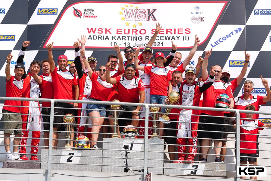 Red triumph in WSK at Adria