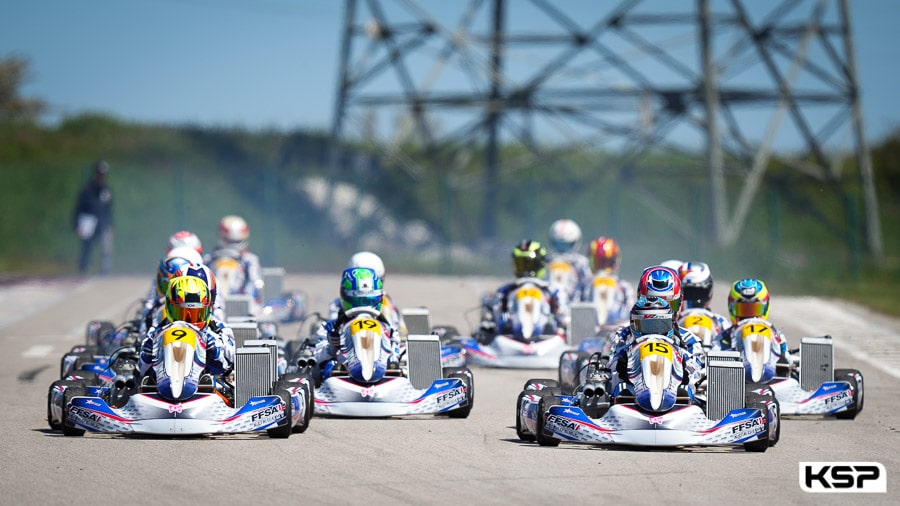 Junior Karting – La Hague :  la pole pour Theveny et les manches pour Bernier