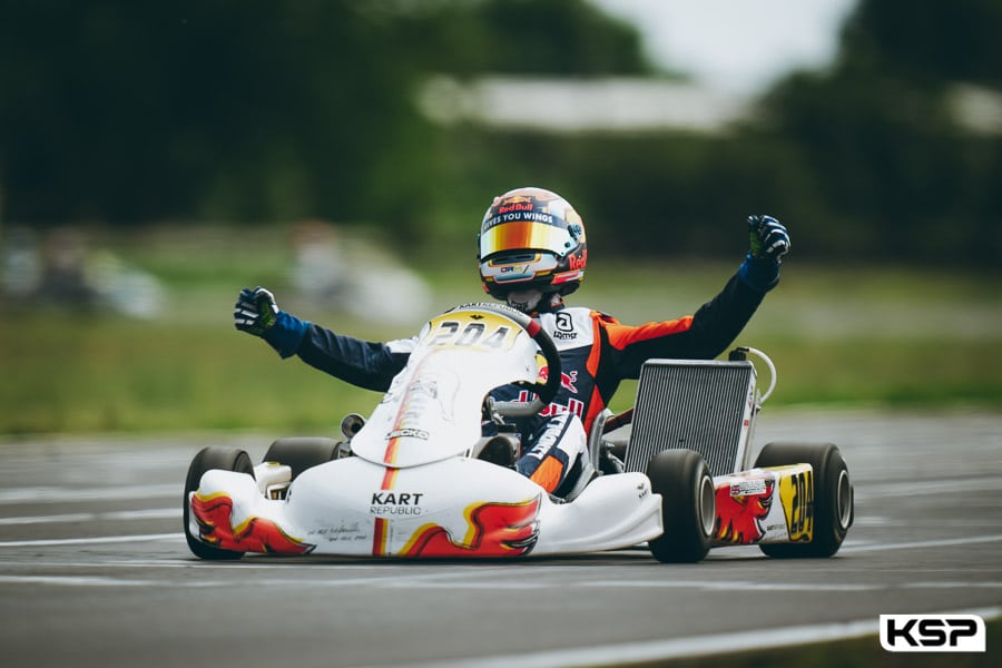 Victoire et titre OK en WSK Euro pour Lindblad