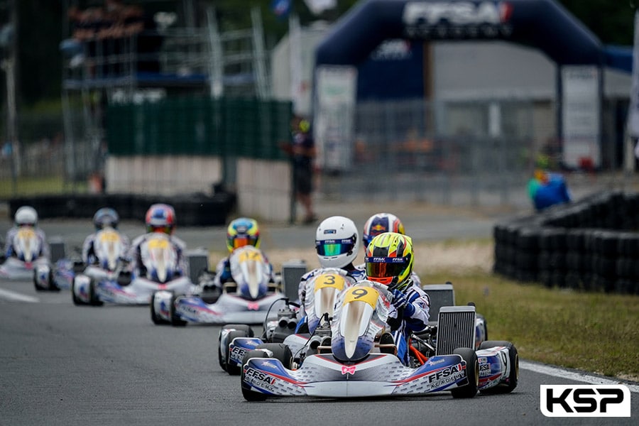 Salbris : Bernier vainqueur de la manche 1 Junior Karting devant Alberto