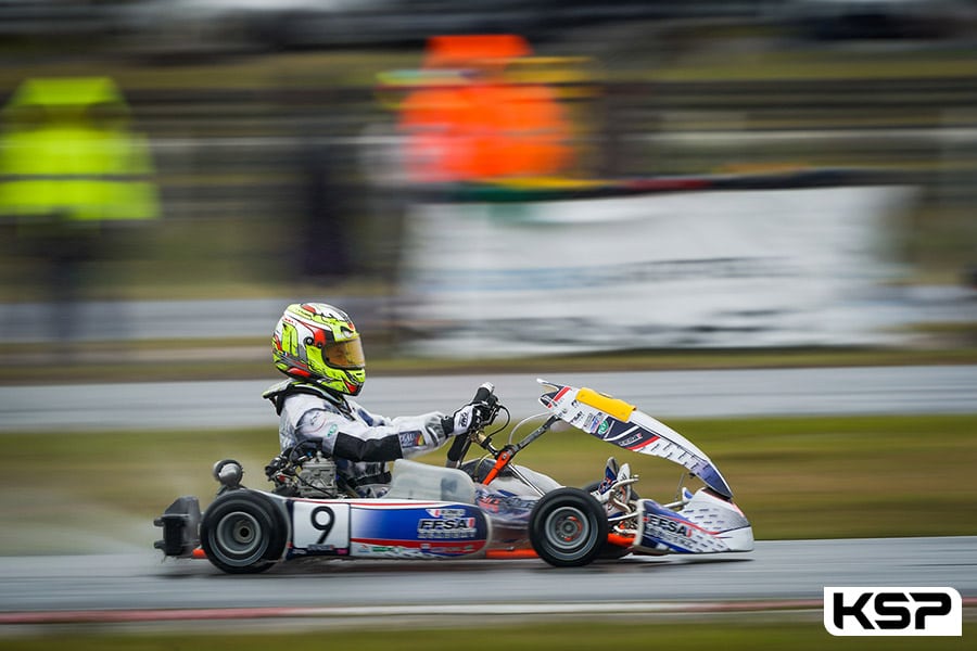 Junior Karting : grande victoire finale de Bernier sous la pluie de Salbris