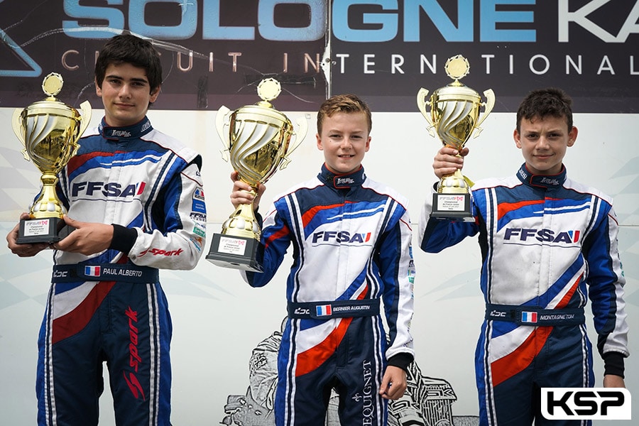 Junior Karting: Bernier sans rival sous la pluie de Salbris