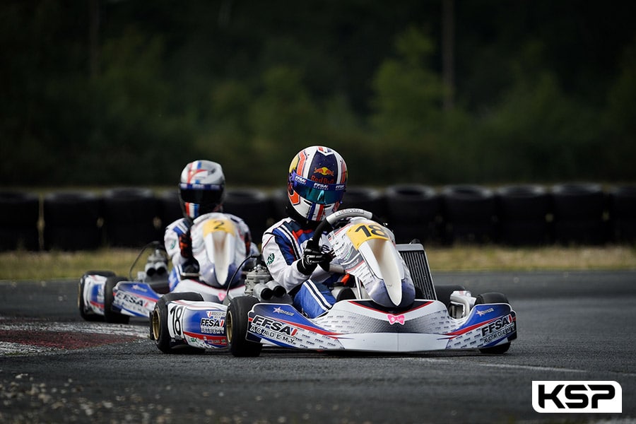 Junior Karting : Chronos serrés et pole position pour Rousseau à Salbris