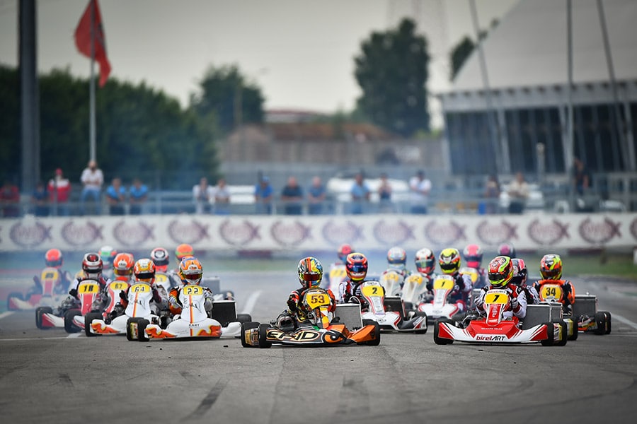 The second round of the WSK Euro Series is underway in Adria