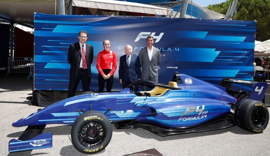 Second-generation Formula 4 car unveiled at FIA Conference in Monaco