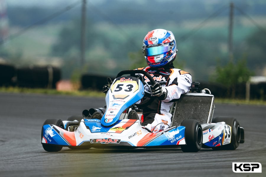 Pole position KZ2 Master pour Fiault