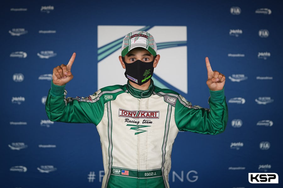 Europe #3 : James Egozi signe la pole position Junior à Sarno