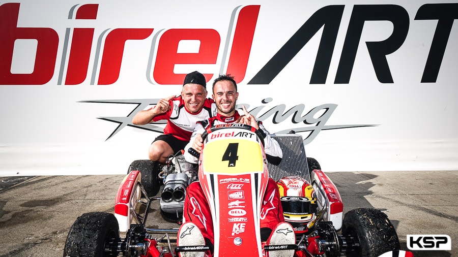 Longhi Champion d’Europe KZ et doublé des châssis Birel Art