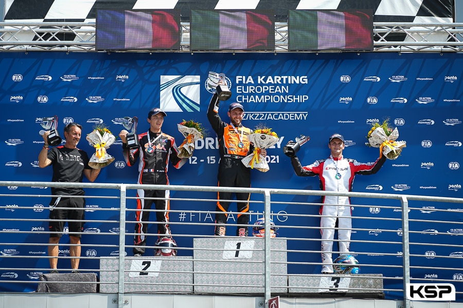 Pollini European KZ2 Champion after winning a Final full of twists