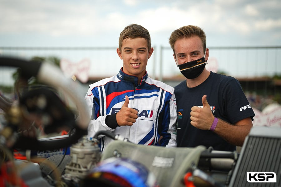 Junior Karting : Rousseau et Perrot Thommerot à égalité sous le chrono de Saint Amand