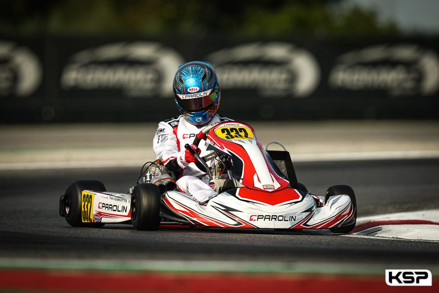 Travisanutto monte sur le podium KZ2 d’Adria