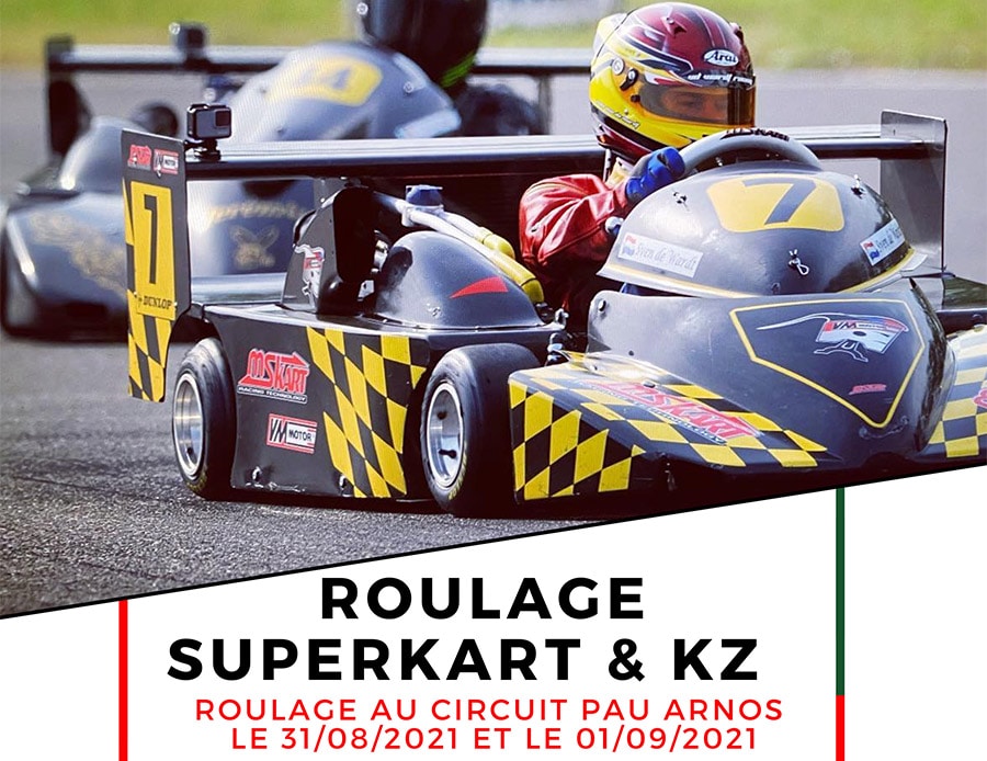 Roulage Superkart et KZ2 à Pau-Arnos