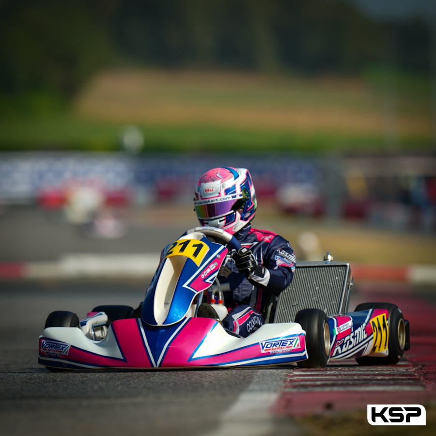 Coluccio réalise le meilleur chrono OK de la WSK Open Cup