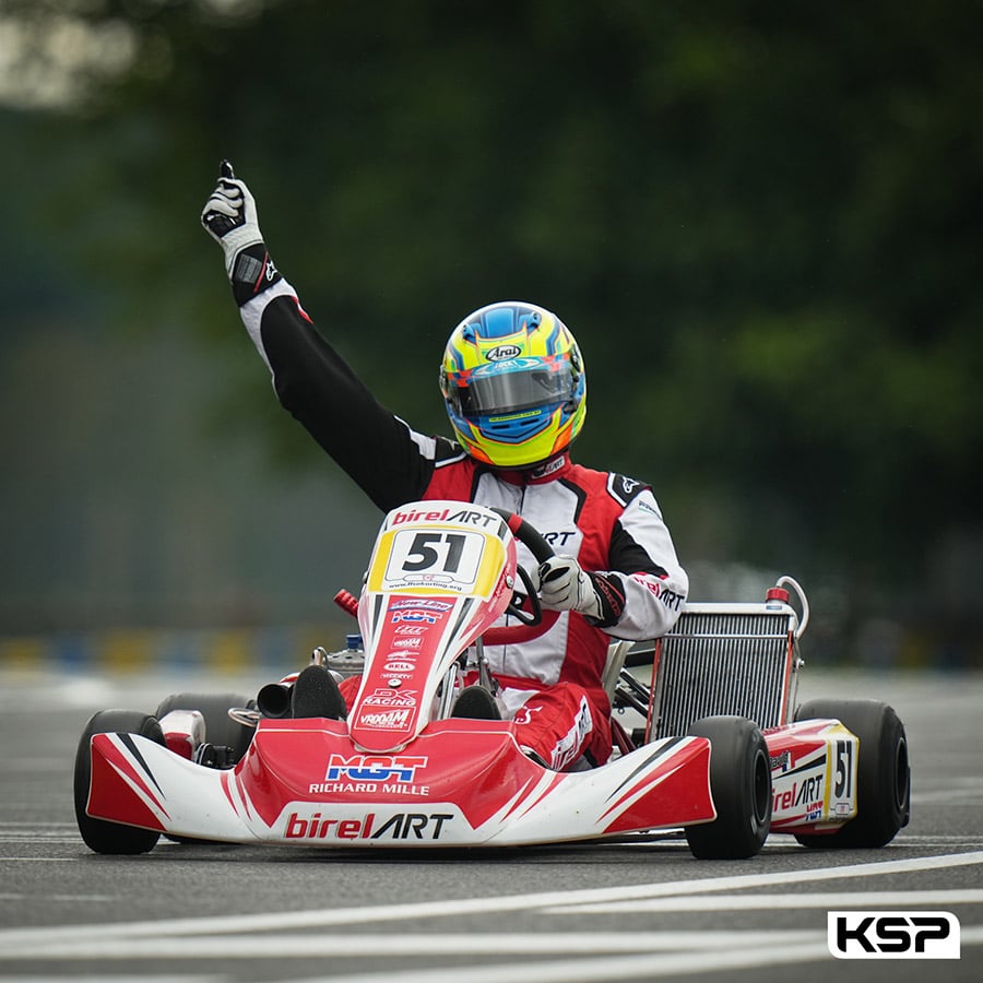 Rude bataille finale en KZ2 Master : David gagne devant Sanchez