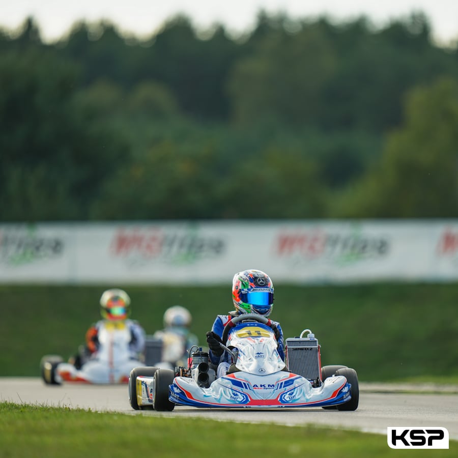 Antonelli takes pole position in World KZ Championship