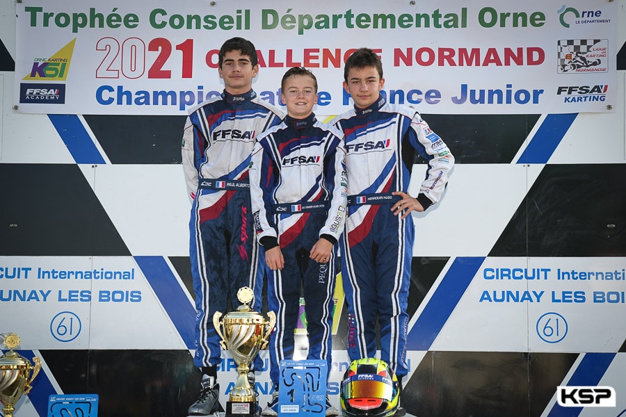 Junior Karting : Bernier, vainqueur et champion à Aunay-les-Bois