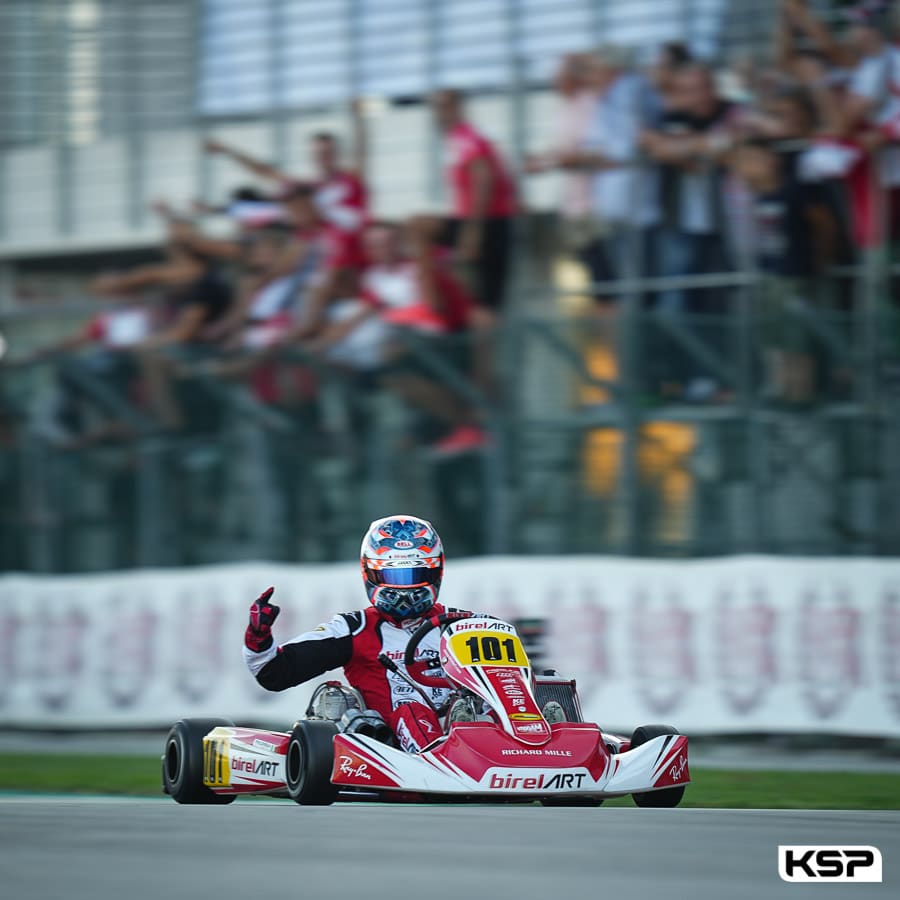 Victoire et titre pour Palomba lors de la finale KZ2