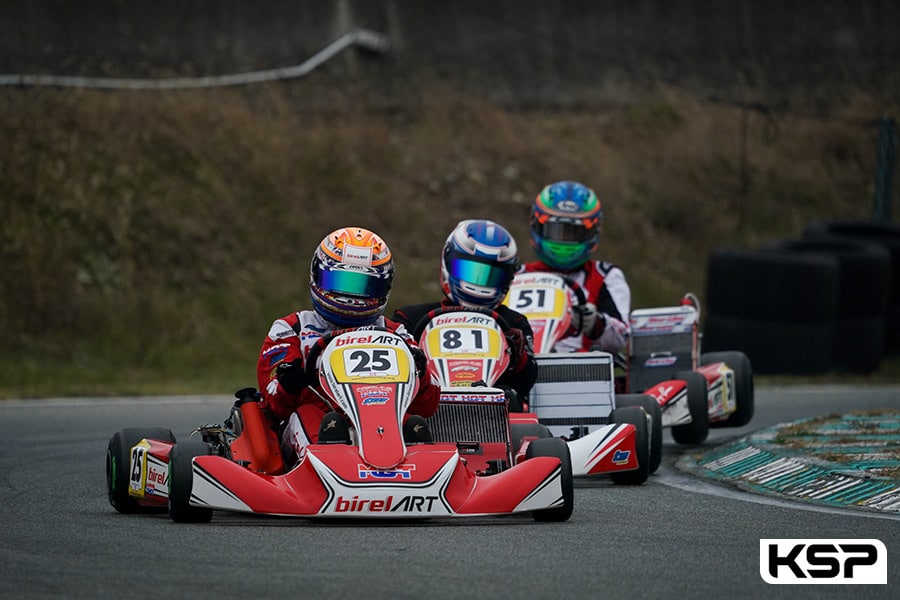 Préfinale KZ2 Long Circuit : Louissier devant Spirgel