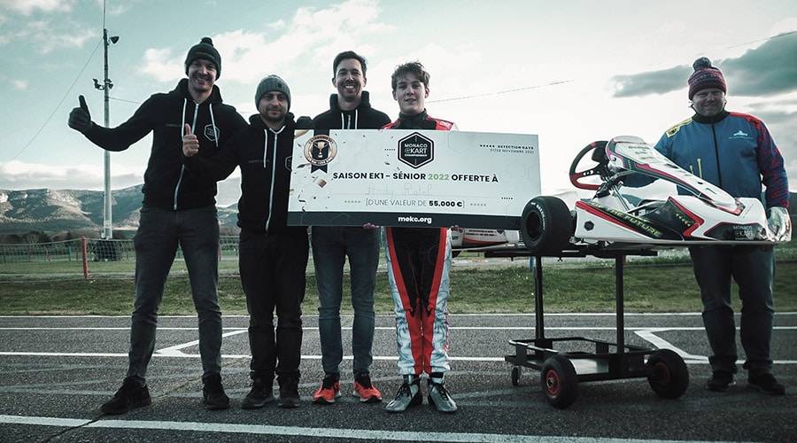 Andy Ratel s’impose au finish et devient pilote officiel Monaco E-Kart Championship en catégorie EK1 Senior