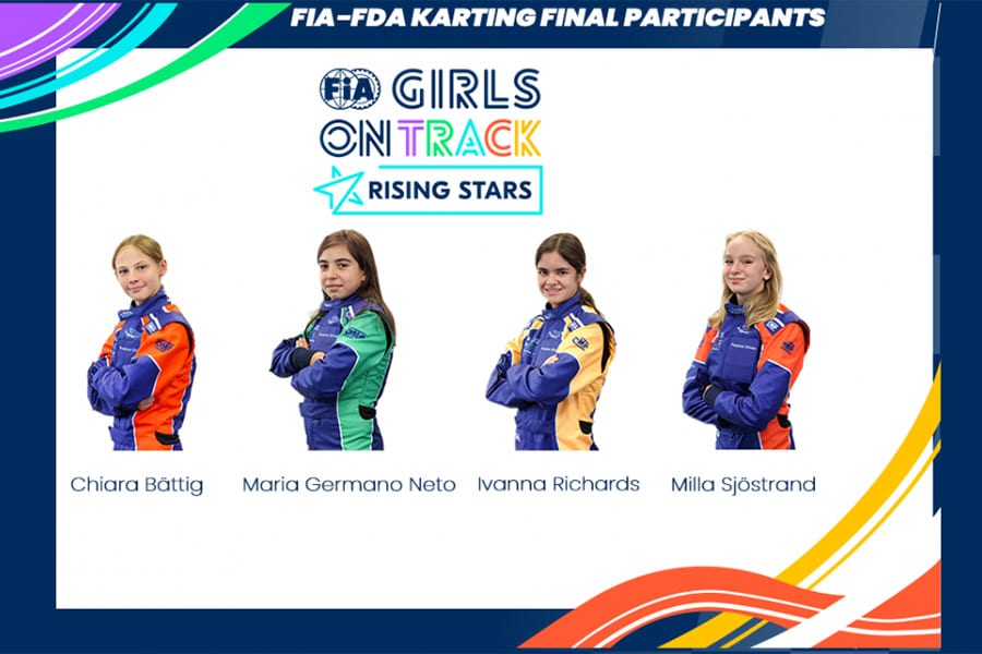 FIA Girls on Track – Rising Stars: les pilotes juniors effectuent leur dernier stage de découverte de la FDA en Italie