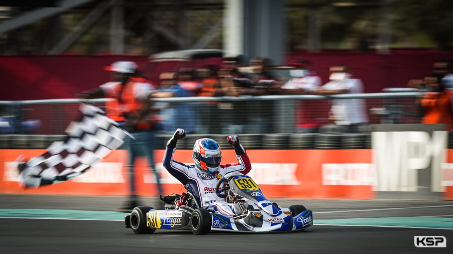 Un large succès doublé d’une belle revanche pour Morgan Riche à la Finale Rotax