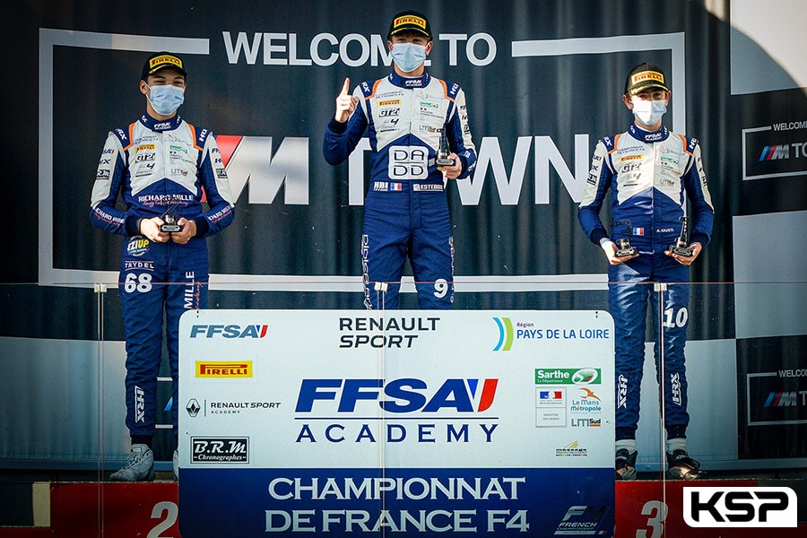 Le classement du Championnat de France F4 confirme le titre d’Esteban Masson