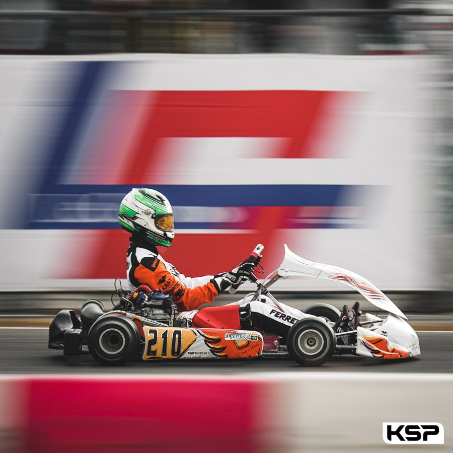 Ferreira takes OK pole position in the WSK Super Master Series