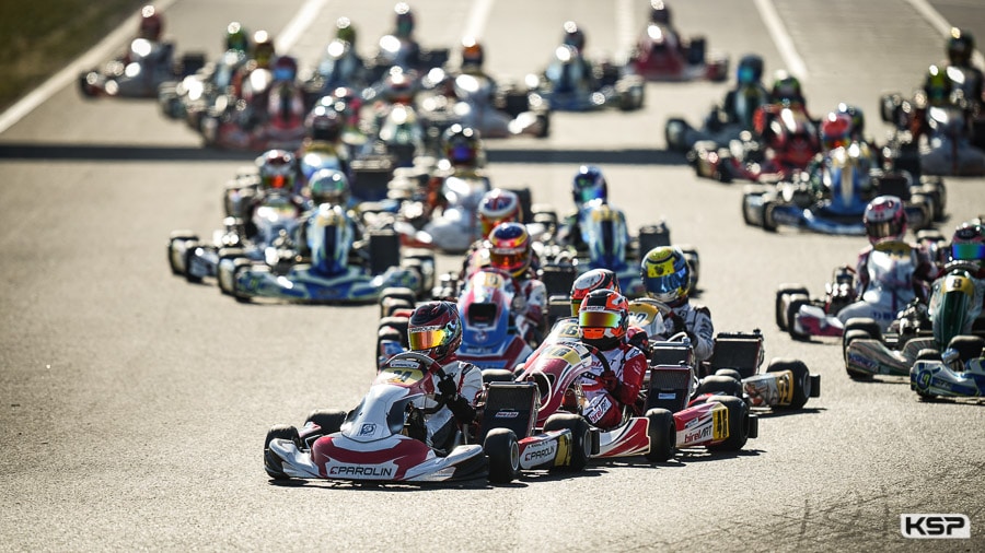 Khavalkin asserts himself in OK-Junior on the Franciacorta podium