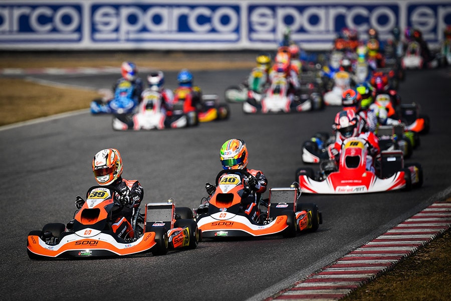 The first on-track challenges of the WSK Super Master Series started in Lonato