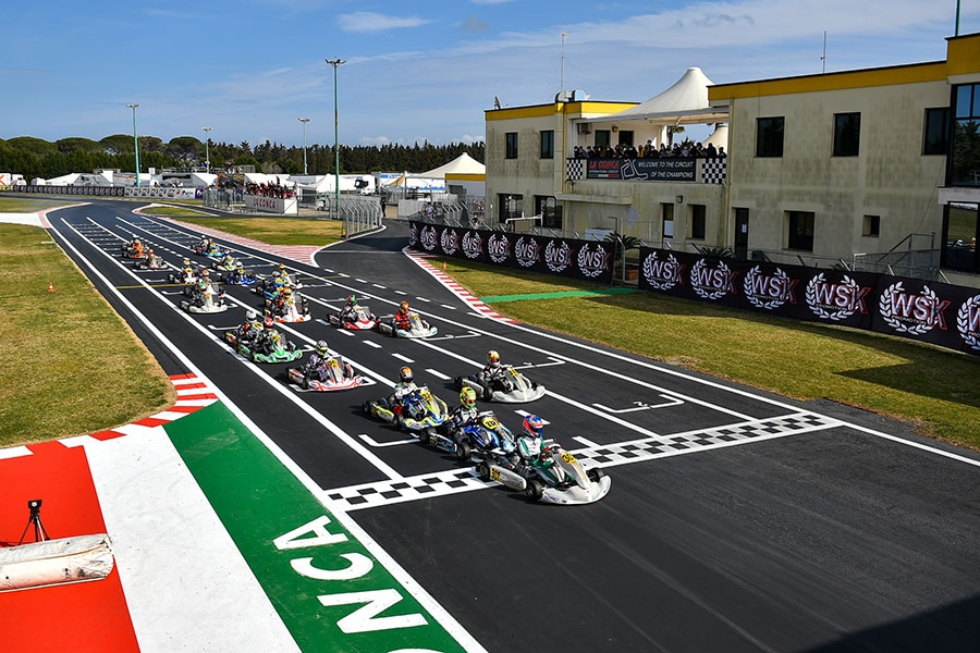 The third round of the WSK Super Master Series in La Conca