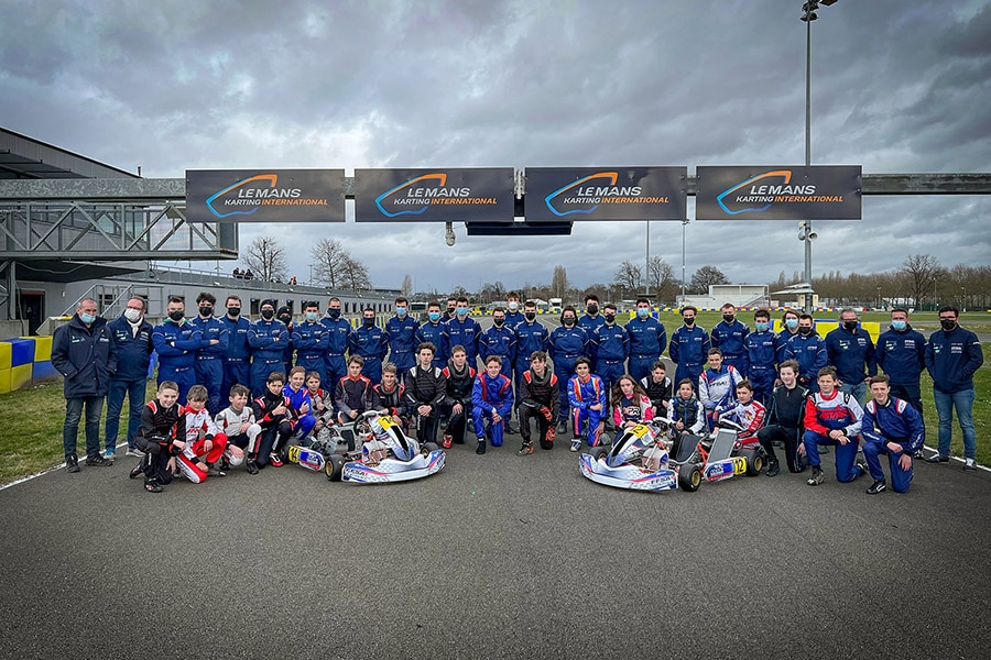 La saison Junior Karting 2022 se prépare avec entrain au Mans