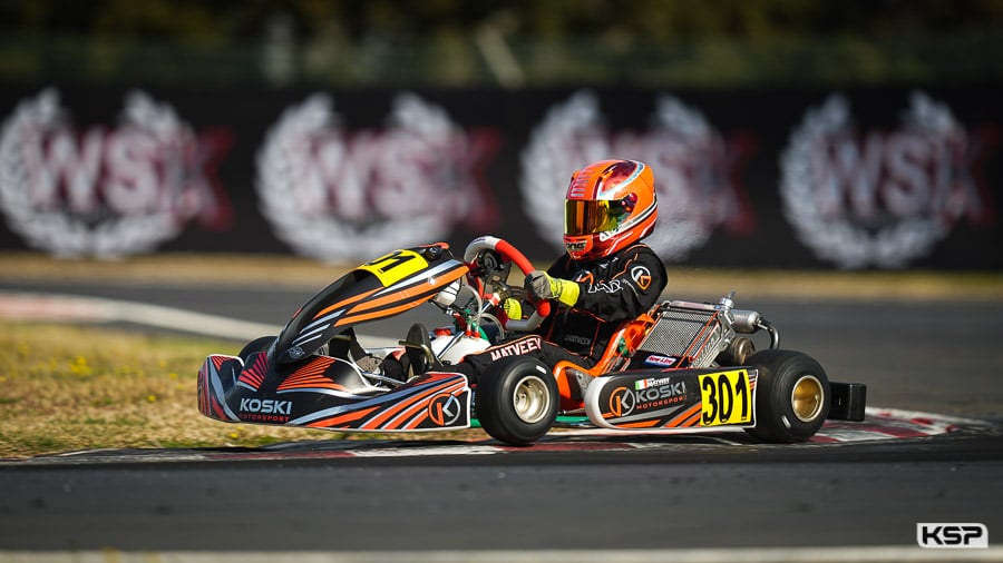 Matveev sets the fastest OK-Junior time at La Conca